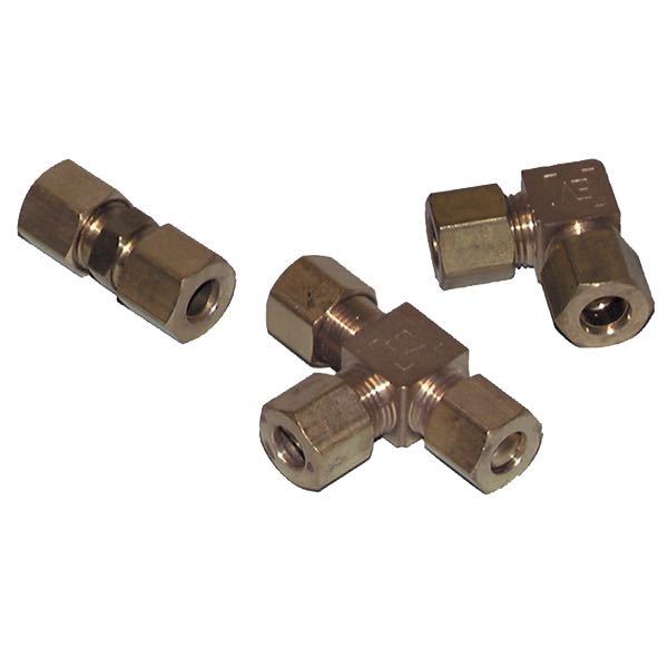 Gas T-coupling Ø8mm