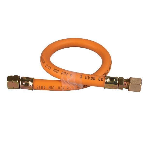 Gas hose 60cm 1/4 circumference for 8mm pipe"