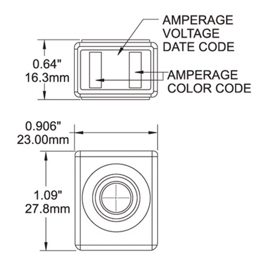 Blue Sea Terminal sikring