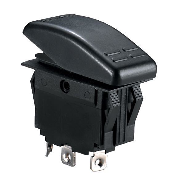Waterproof switch 3 pole (on)/off/on
