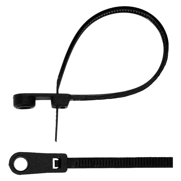 Strips sort med hul - 20stk