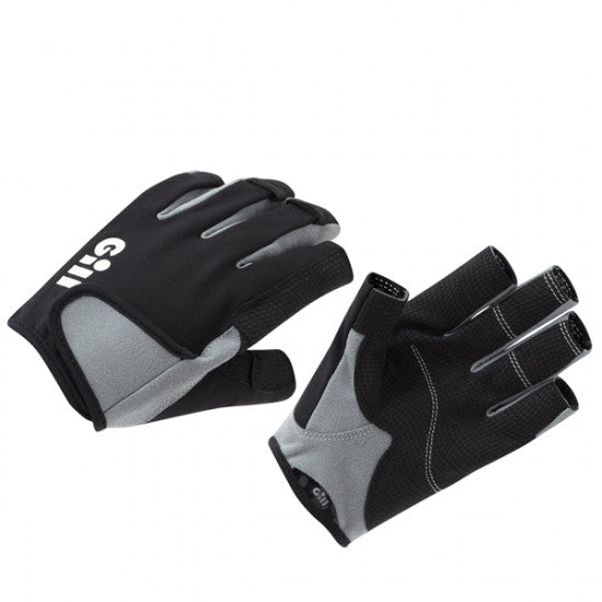 Gill 7043 Segelhandschuhe mit Fingern schwarz