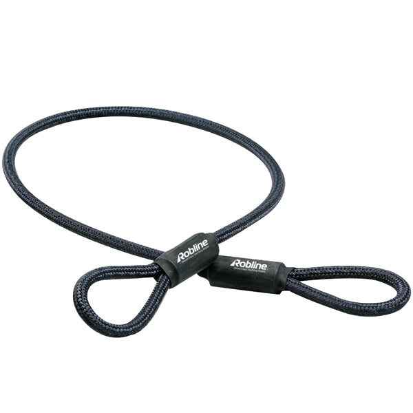 Robline wire lock 9mm Black 1.5m
