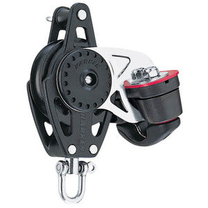 Harken Carbo Blok 57 mm enkelt, svirvel, hunsvot,