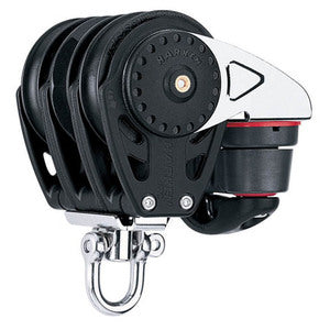 Harken Carbo Ratchamatic Blok 57 mm tripel, Cam-Ma
