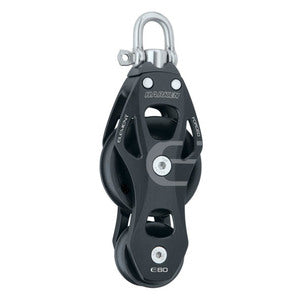 Harken Element blok 80 mm violin m. svirvel