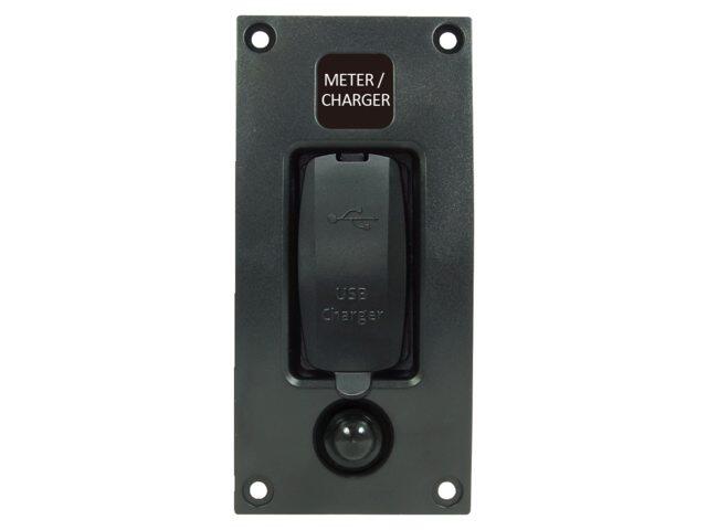 El-panel USB-stik dobbelt 3.4 Amp ( Curved )
