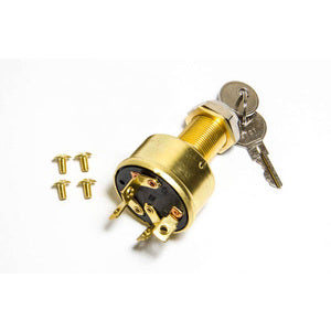 Sierra Switch, Ignition Brass 4 Pos Con Cap