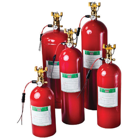 Sea-Fire NFG125m automatic / manual fire extinguisher for 3.5m3 engine compartment