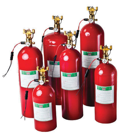 Sea-Fire NFG200A automatic fire extinguisher for 5.7m3 engine compartment