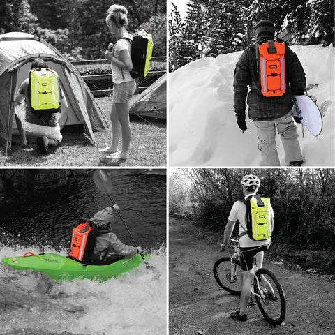 OB1157HVY HI-VIS Gelber wasserdichter OverBoard 20L PRO-VIS Rucksack