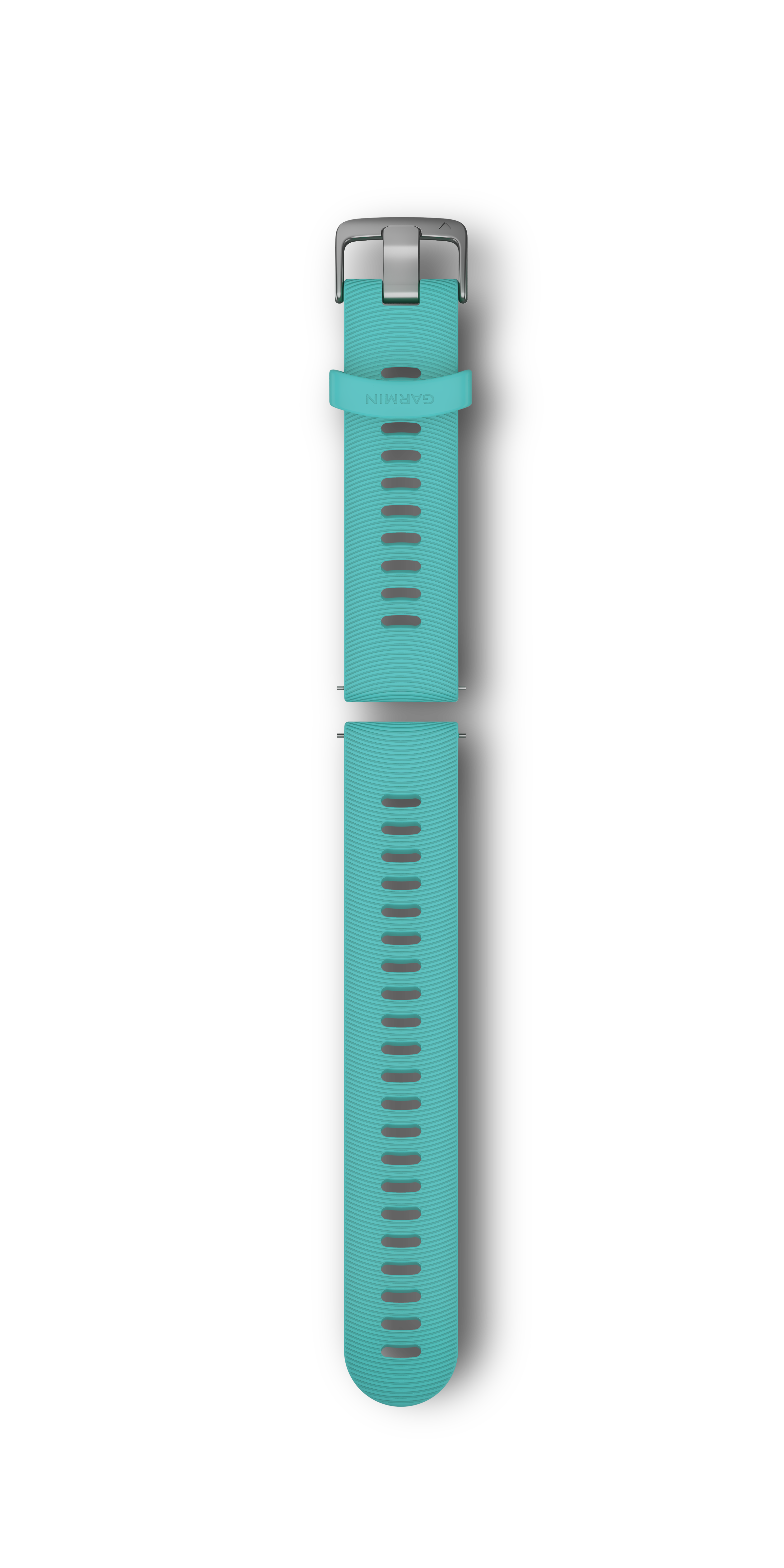 Garmin Quick Release Straps (20mm), Aqua Silicone Strap, Stainless Steel Hardware