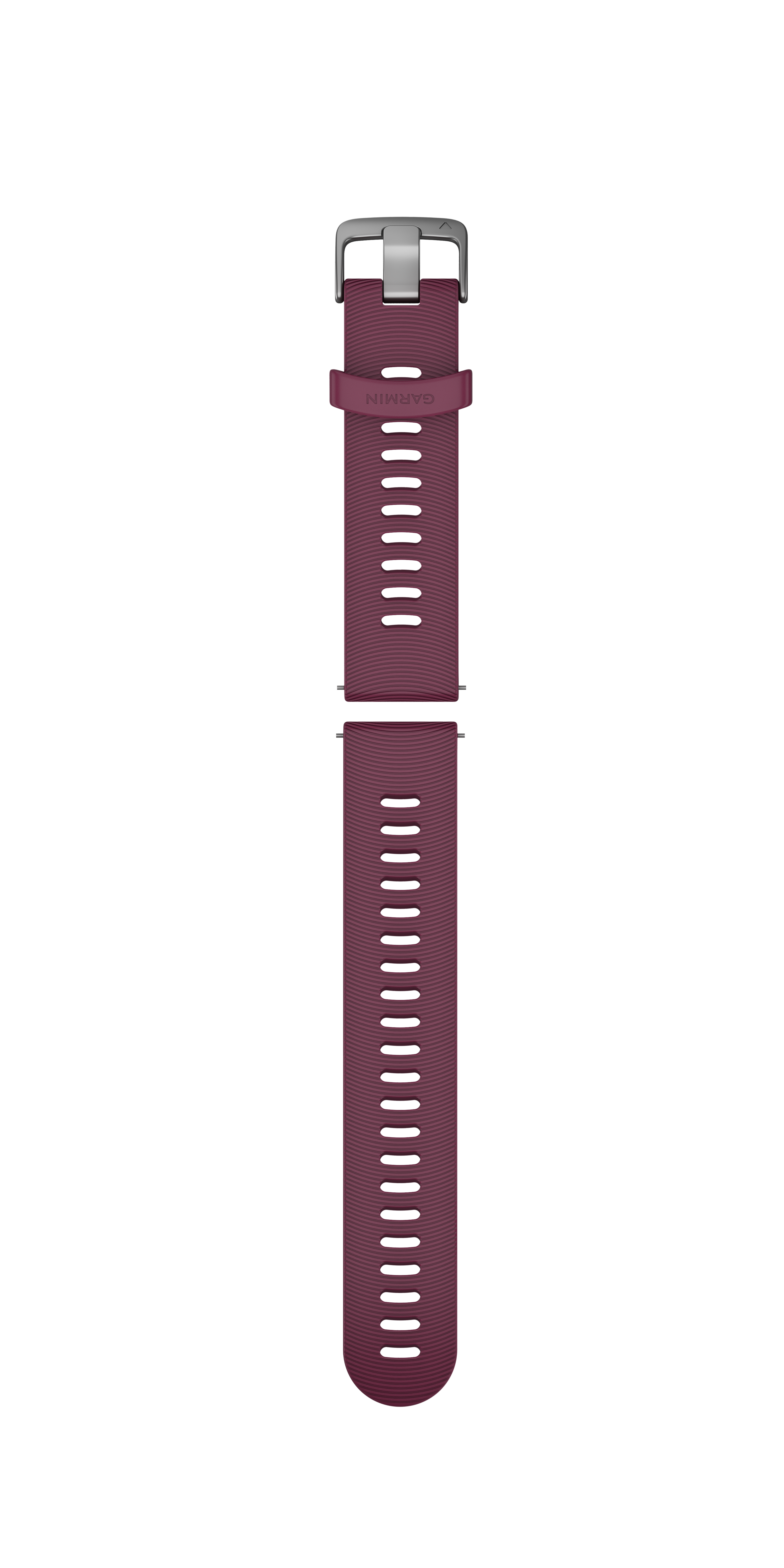 Garmin Quick Release Straps (20mm), Berry Silicone Strap, Stainless Steel Hardware