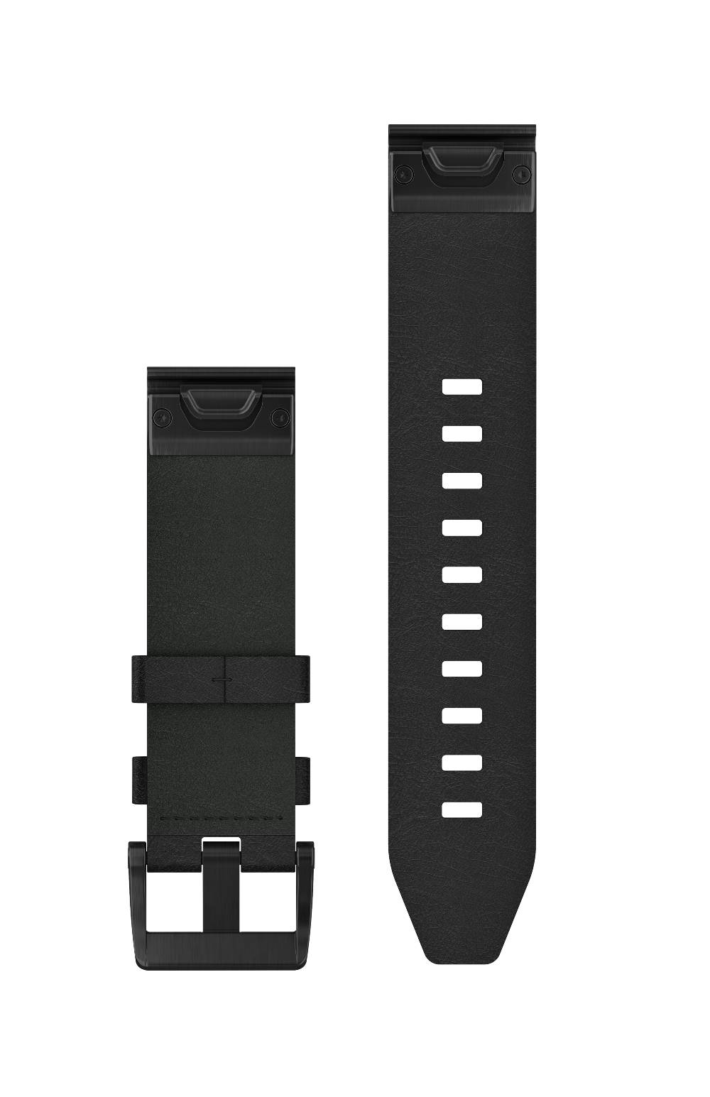 Garmin QuickFit® 22 watch strap, Black leather