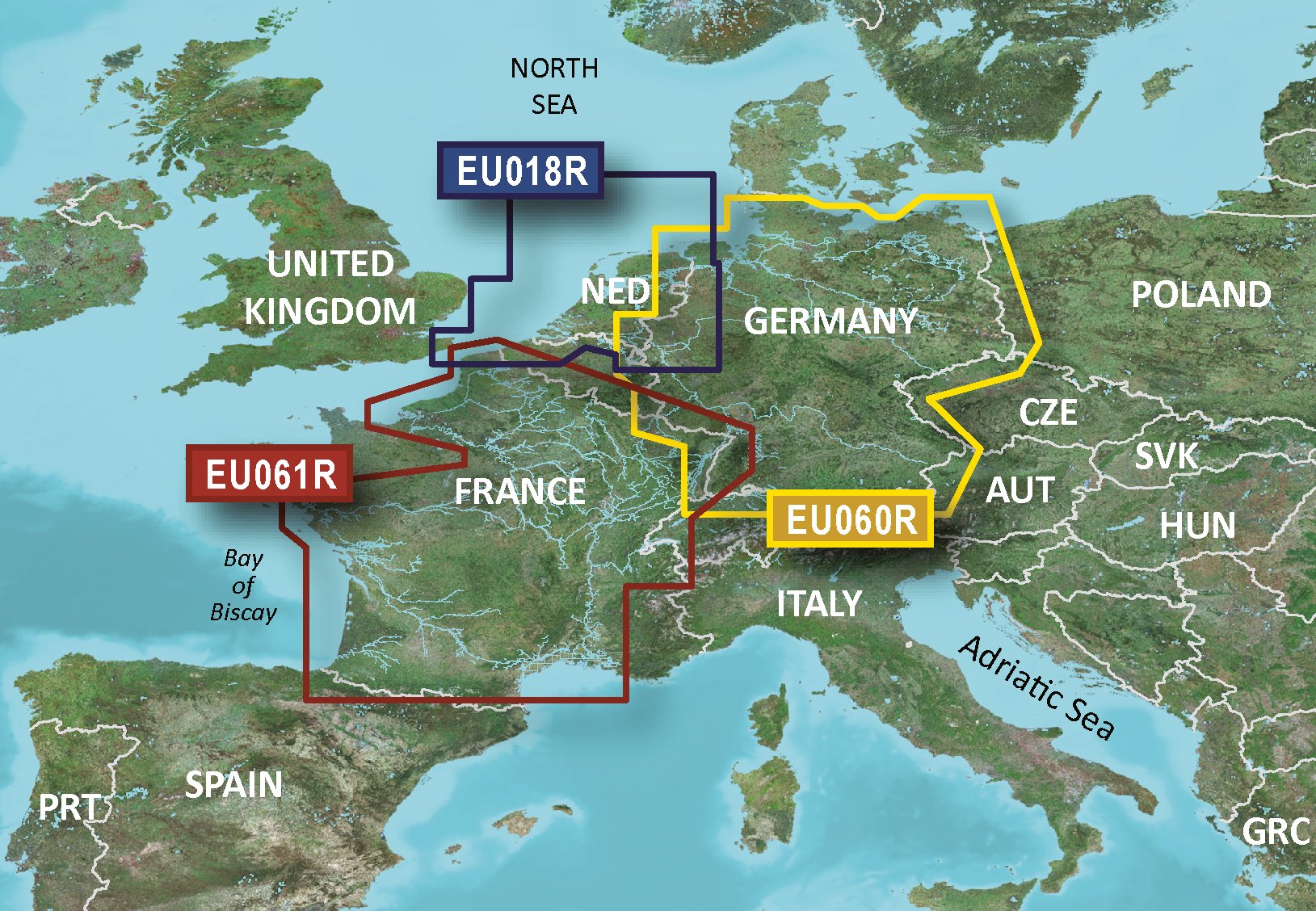 Garmin VEU061R-Frankreich Binnengewässer