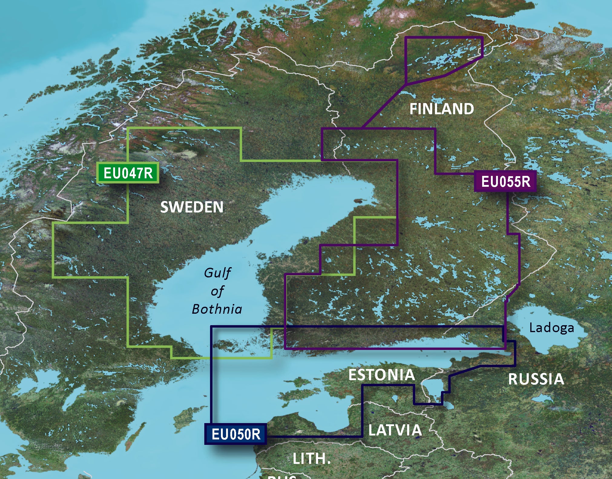 Garmin VEU050R – Golf von Finnland und Riga