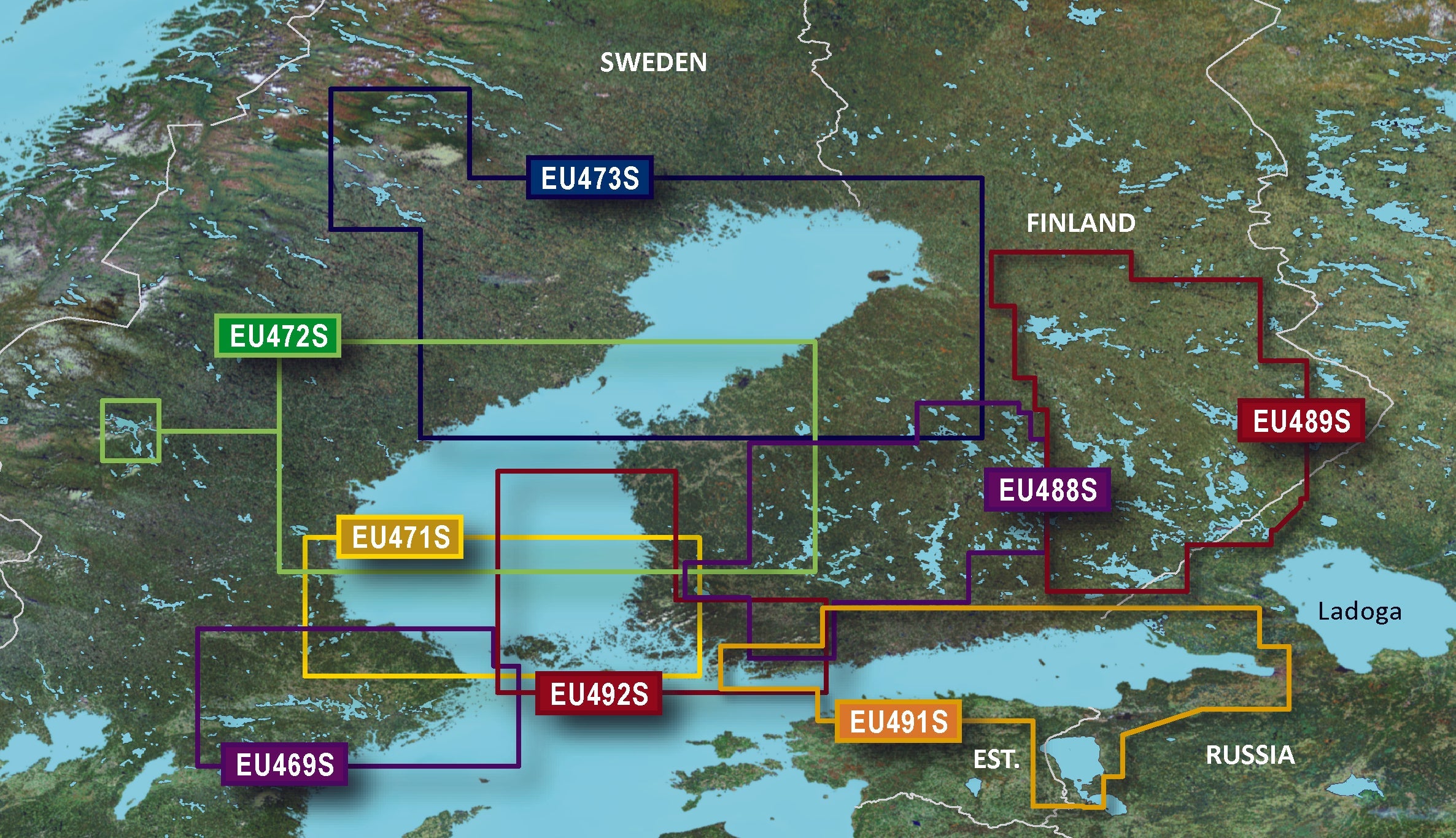 Garmin VEU473S-Gulf of Bothnia, North