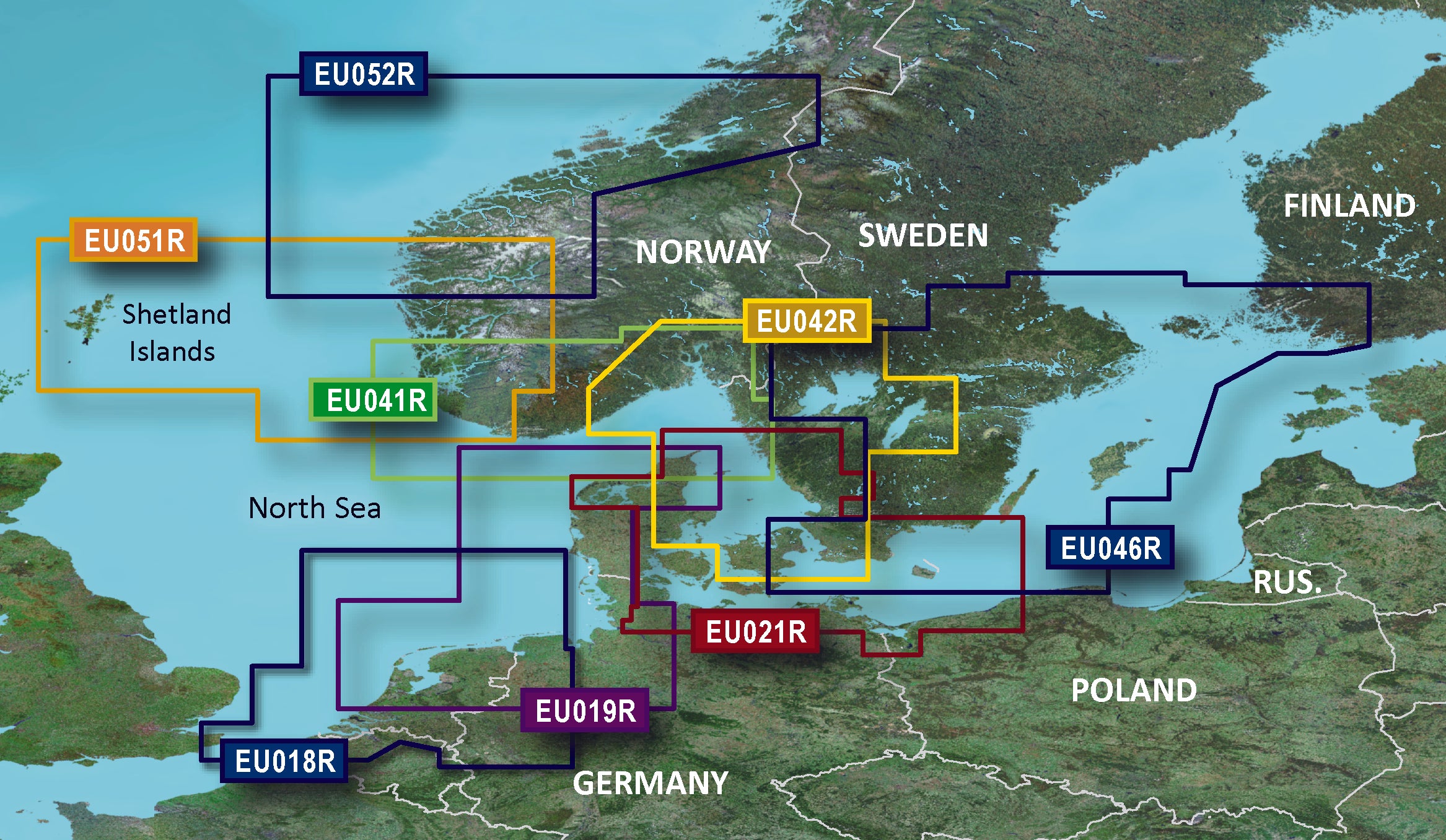 Garmin VEU474S-Northern Denmark and the Eider