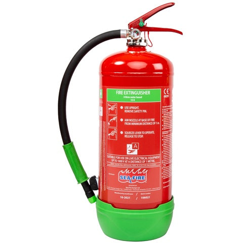 Sea-Fire AVD Portable Lithium Ion Fire Extinguisher 6L MED/SOLAS
