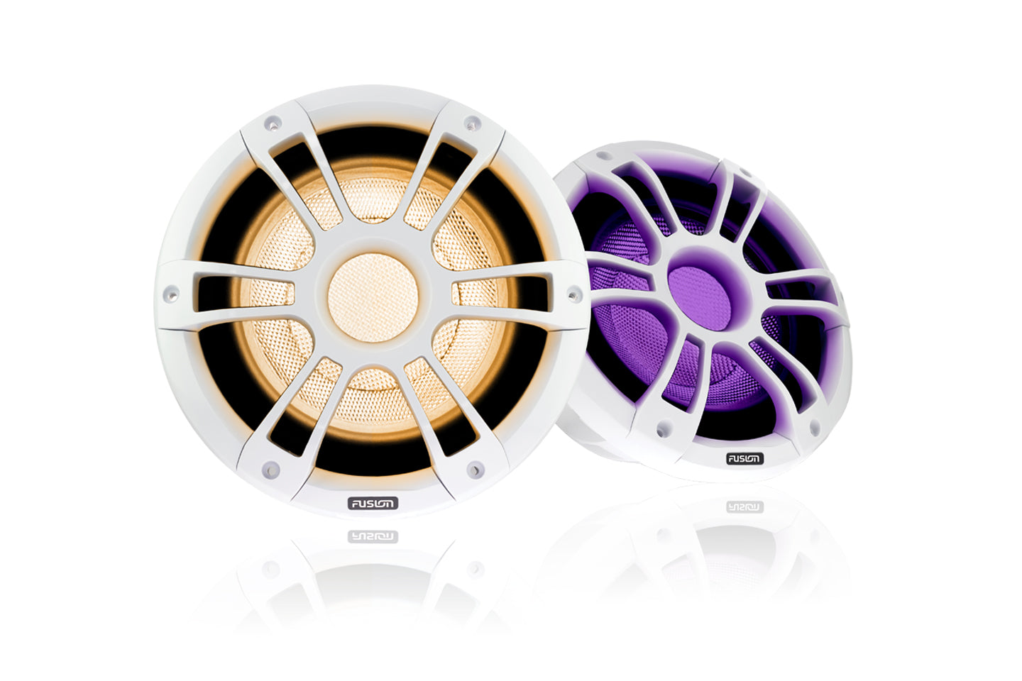 Garmin hvid sportsmarinesubwoofer med CRGBW