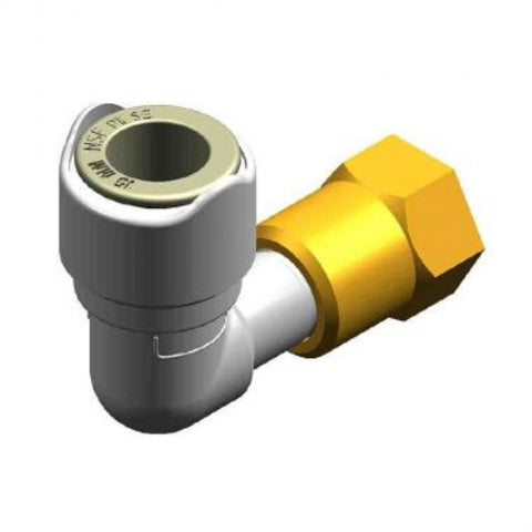 Whale WX1531 Quick Connect swivel 90gr Elbow Female 1/2"