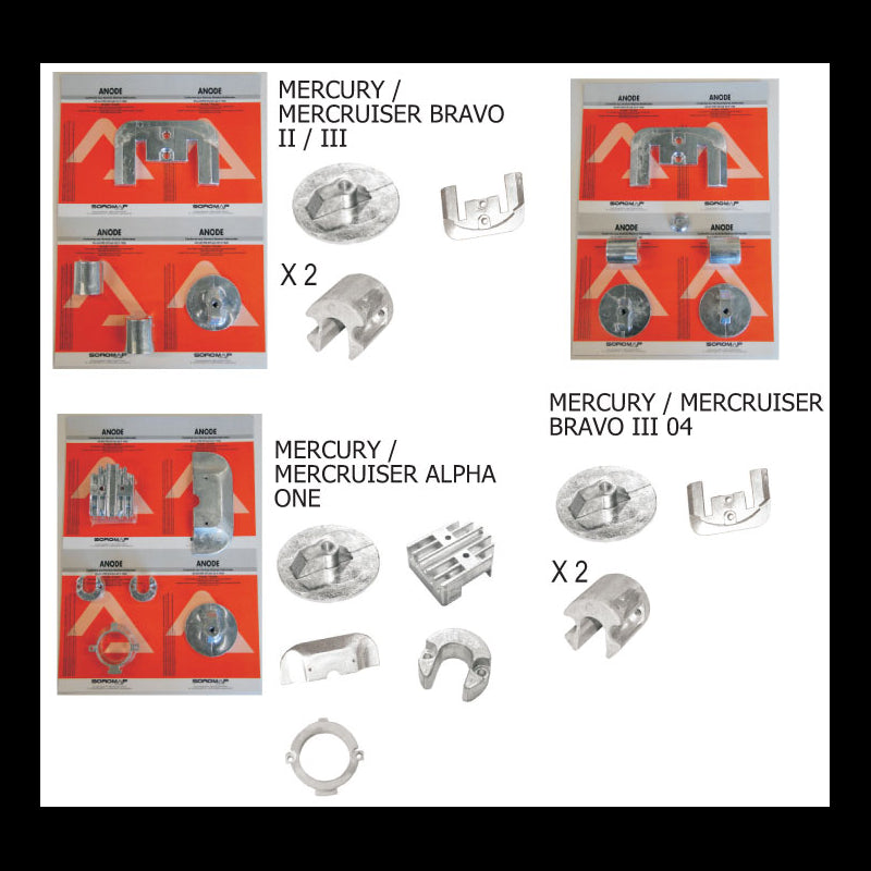 Anodekit Merc./Mercru. Alpha 1