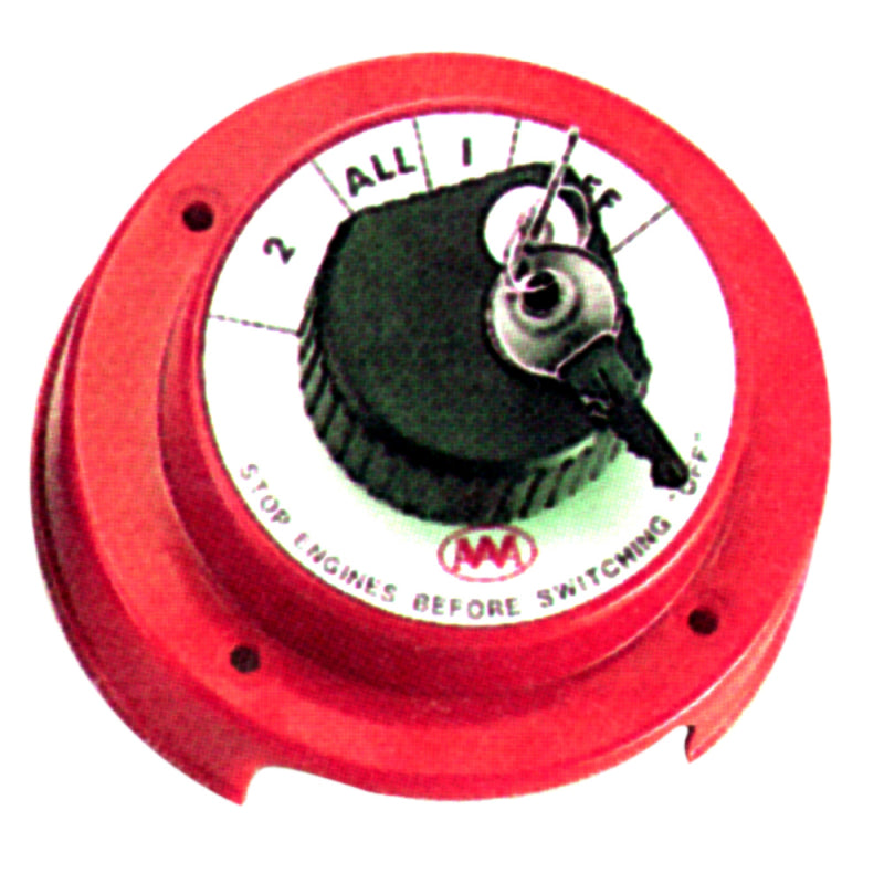 Batterieschalter, 250 A, Schlüssel