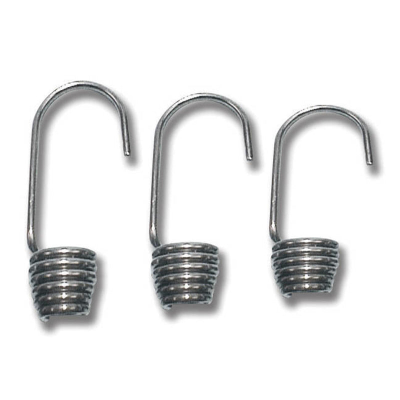 Spiral hook Stainless Hc0910032 f/10 mm Elastic 4 pcs Ps