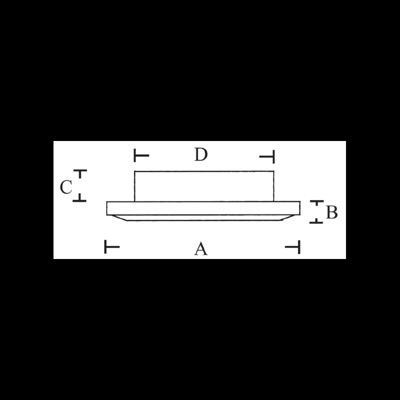 Downlight LED, titanium ø70mm
