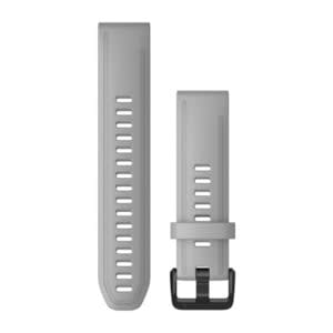 Garmin QuickFit® 20 Uhrenarmband, pudergraues Silikon