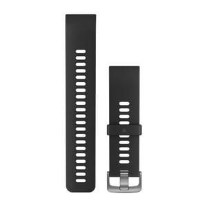 Garmin Austauschbares Uhrenarmband, schwarzes Silikon