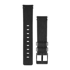 Garmin Quick Release straps (vívomove™), Black leather strap