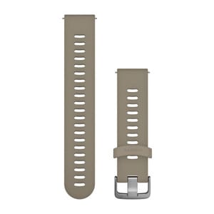 Garmin Quick Release Straps (20mm), Sandstone, Stainless Hardware