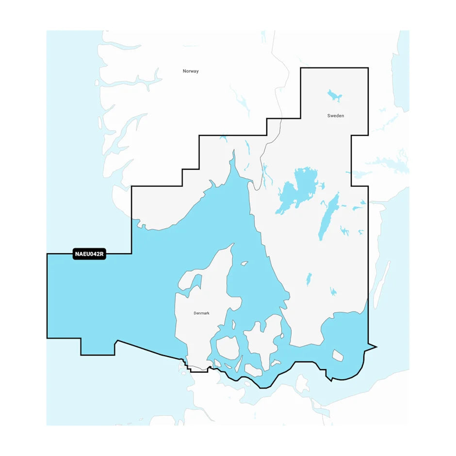 Oslo til Trelleborg - Søkort
