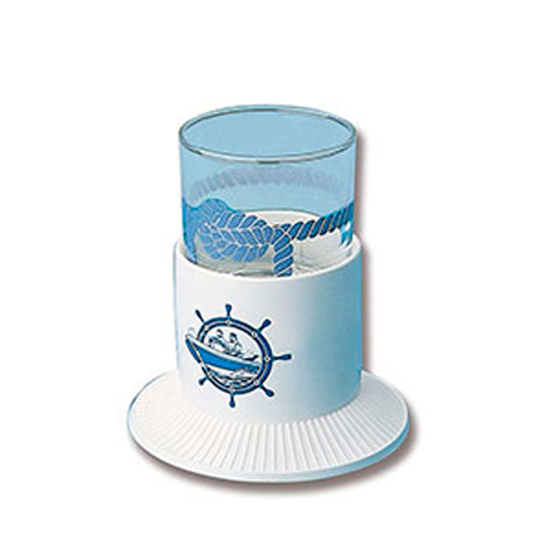 Glasholder m/sugekop hvid 6 stk./kt. D1700074