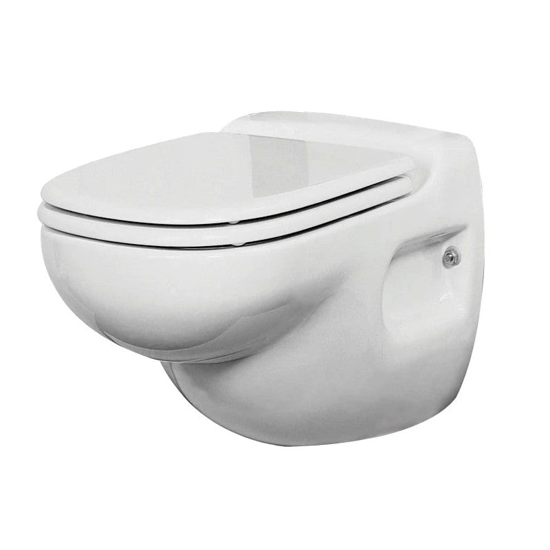 Elektrisk marinetoilet, væghængt 12V