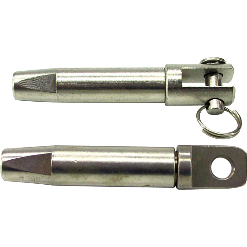 Endebeslag m. øje f/parafil