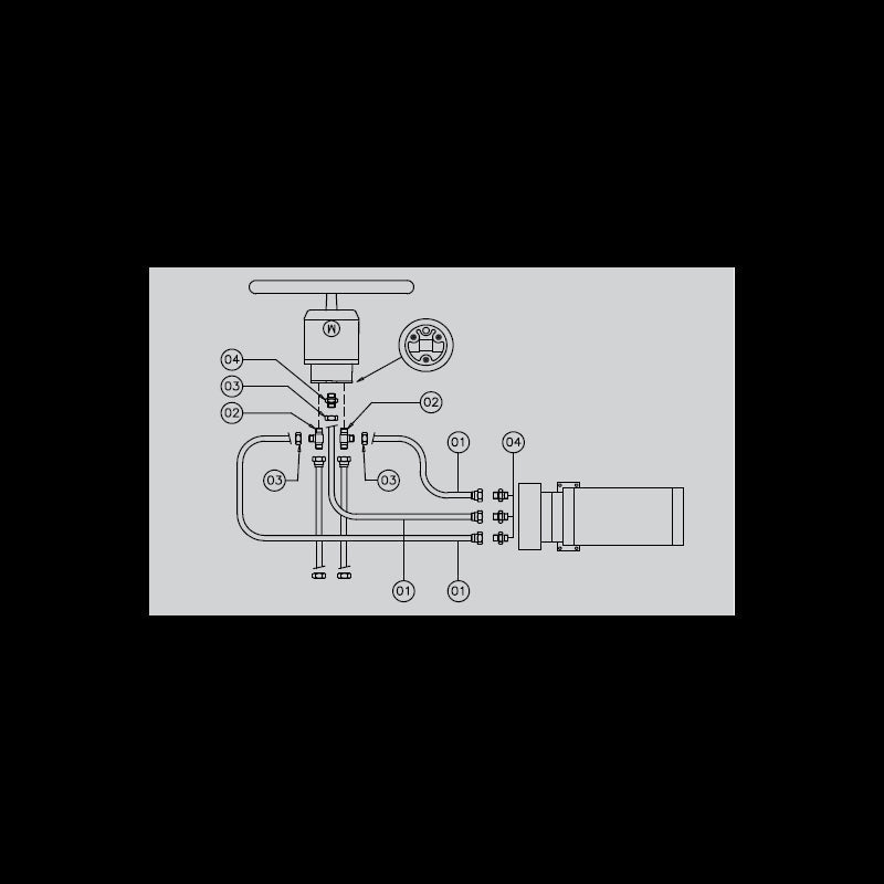Einbauautopil.pumpe mit Lenkrad X.369