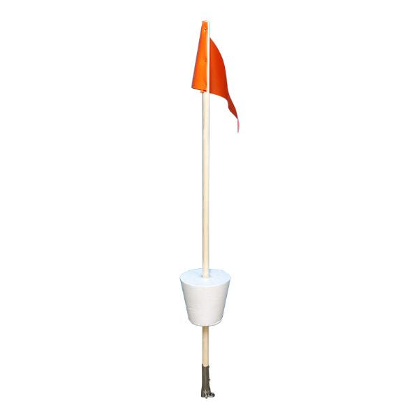 Flag buoy w/counterweight Lgd. 1.25 mtrs.
