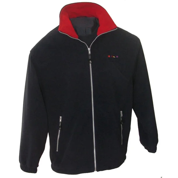 Fleece-Windstopperjacke Navy