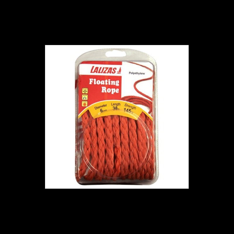 Floating rope, orange, 6mm / 30m