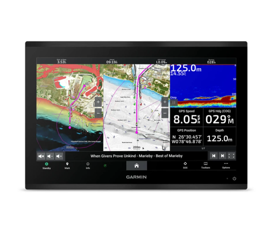 GPSMAP® 9019, Premium kortplotter med globalt baggrundskort