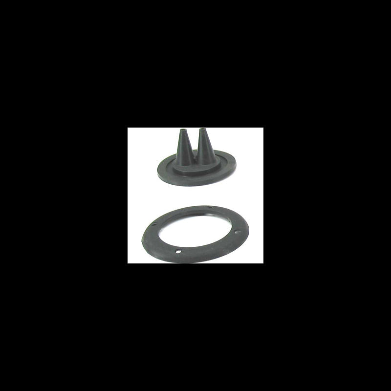 Rubber bellows 105 mm, w/ 2 holes