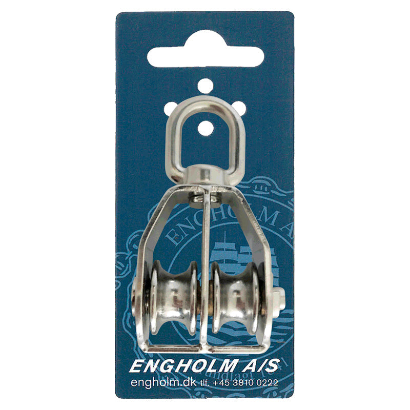 Blok rustfri 2-sk. m/svirveløje