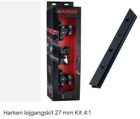 Harken løjgangskit 27 mm Kit 4:1