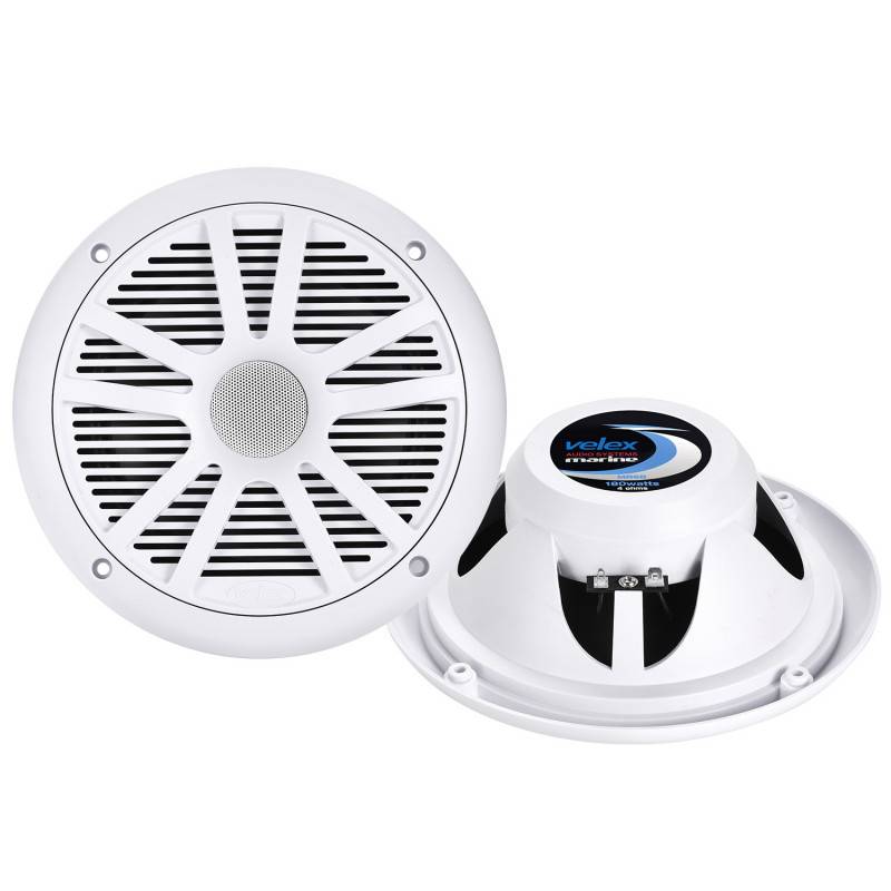Speaker marine, white, 6.5", set