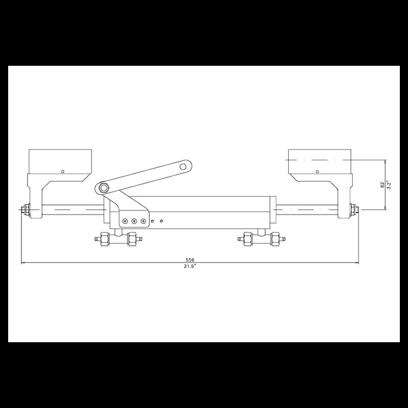 Steering system hyd.ext.u/slngGF150BR