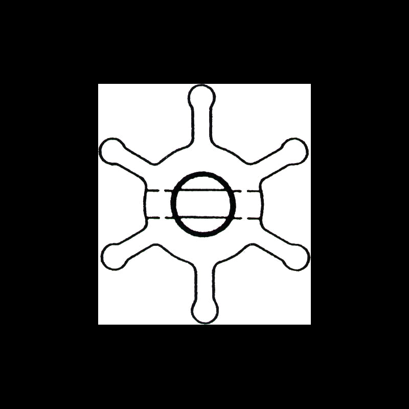 Impeller-500100 GX Volvo Penta/Yanmar/Bukh/Perkins