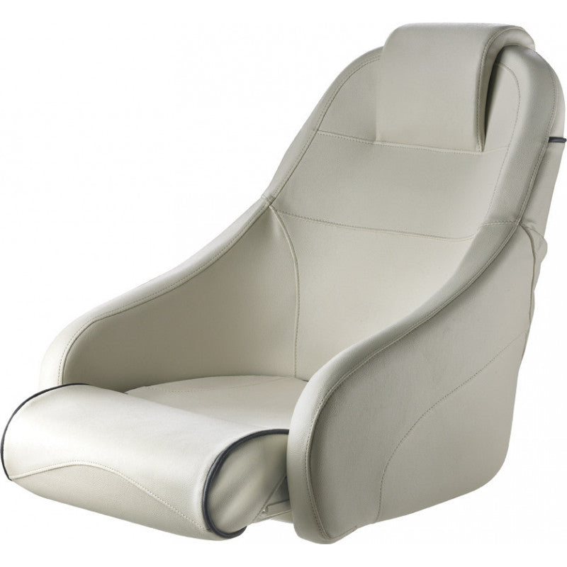 King steering chair, white