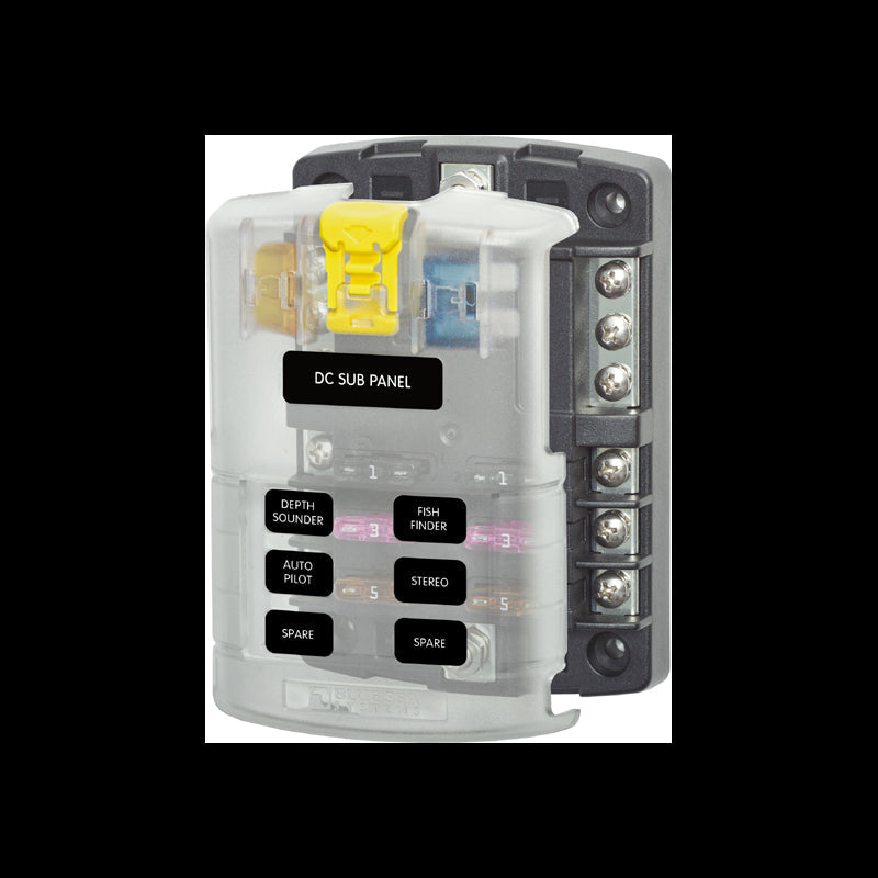 Fuse holder Blue Sea clear lid 85x125